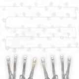 100M Christmas Lights String Fairy Light 500 LED Cool White Jingle Jollys - Low Angle