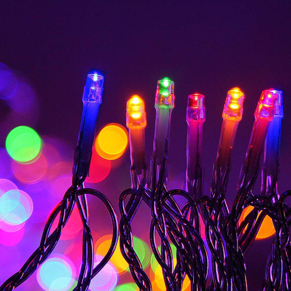 Festive Glow 50M 500-LED Multi-Color Christmas String Lights