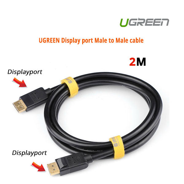 UGREEN 2M DisplayPort Male to Male Cable
