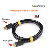 UGREEN 2M DisplayPort Male to Male Cable