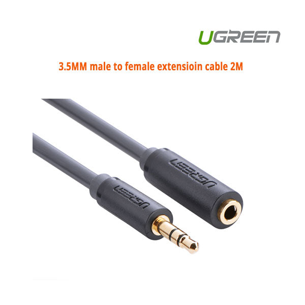 UGREEN 2M 3.5MM Audio Extension Cable for Mobile Devices and Speakers