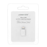 UGREEN Micro USB to Lightning Converter (20745) - Side View
