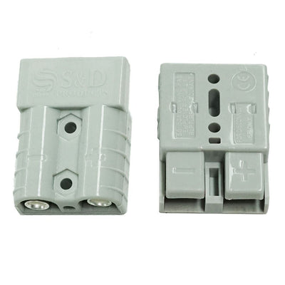 Premium 50AMP Grey Anderson Connector Kit for Solar and Caravan Use - 6AWG
