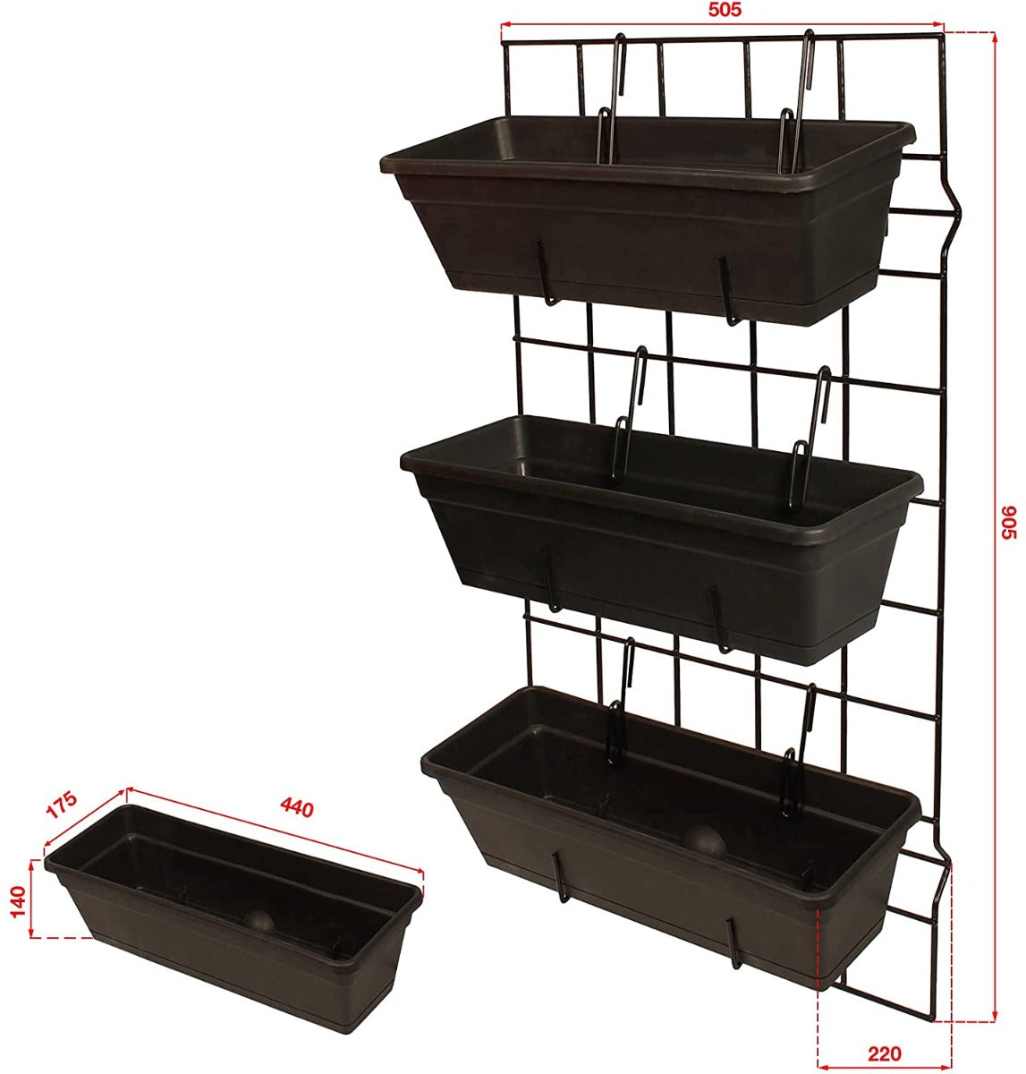 CARLA GARDEN Modular Living Wall Planter System