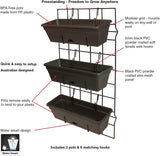 CARLA GARDEN Modular Living Wall Planter System - Top-Down View