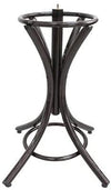 CARLA HOME Brown Coat Rack with Stand Wooden Hat and 12 Hooks Hanger Walnut tree