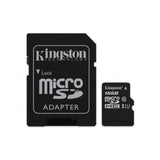 KINGSTON Canvas Select 16GB microSDHC Card with SD Adapter - Perfect for HD Video Recording and High-Quality Photography - Front View