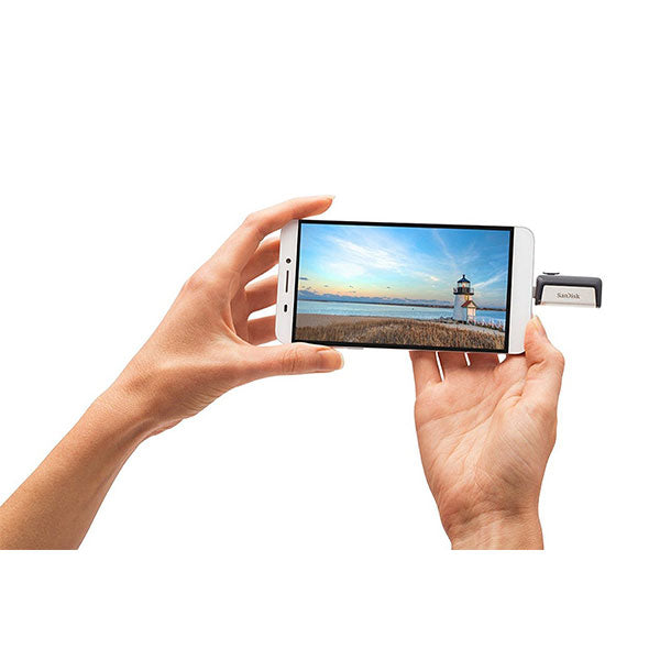 SanDisk Ultra 128GB Dual Drive USB Type-C 3.1 - High-Speed File Transfer