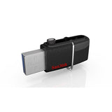 SanDisk Ultra Dual USB 3.0 128GB OTG Flash Drive for Android and PC - 45-Degree Angle
