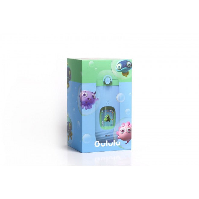 Gululu Interactive Smart Water Bottle & Health Tracker for Kids - Blue Edition