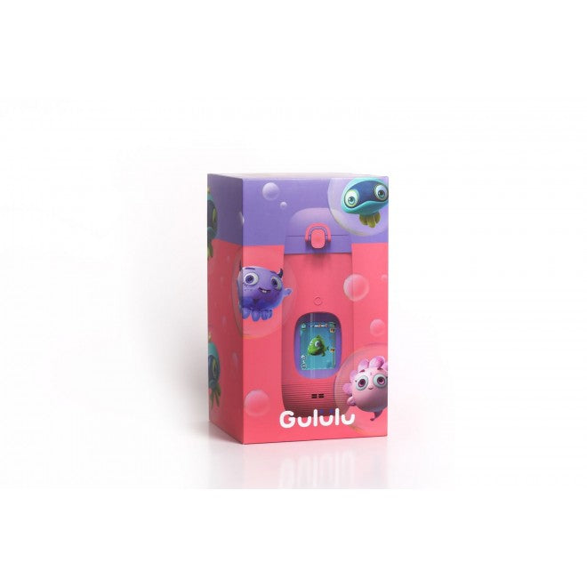 Gululu Interactive Smart Water Bottle & Health Tracker for Kids - Pink Edition