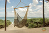 Mayan Legacy Extra Large Outdoor Cotton Mexican Hammock Chair in Dream Sands Colour