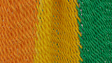 Extra Large Rainbow Cotton Hammock Chair with Back Support for Outdoor Relaxation - 45-Degree Angle