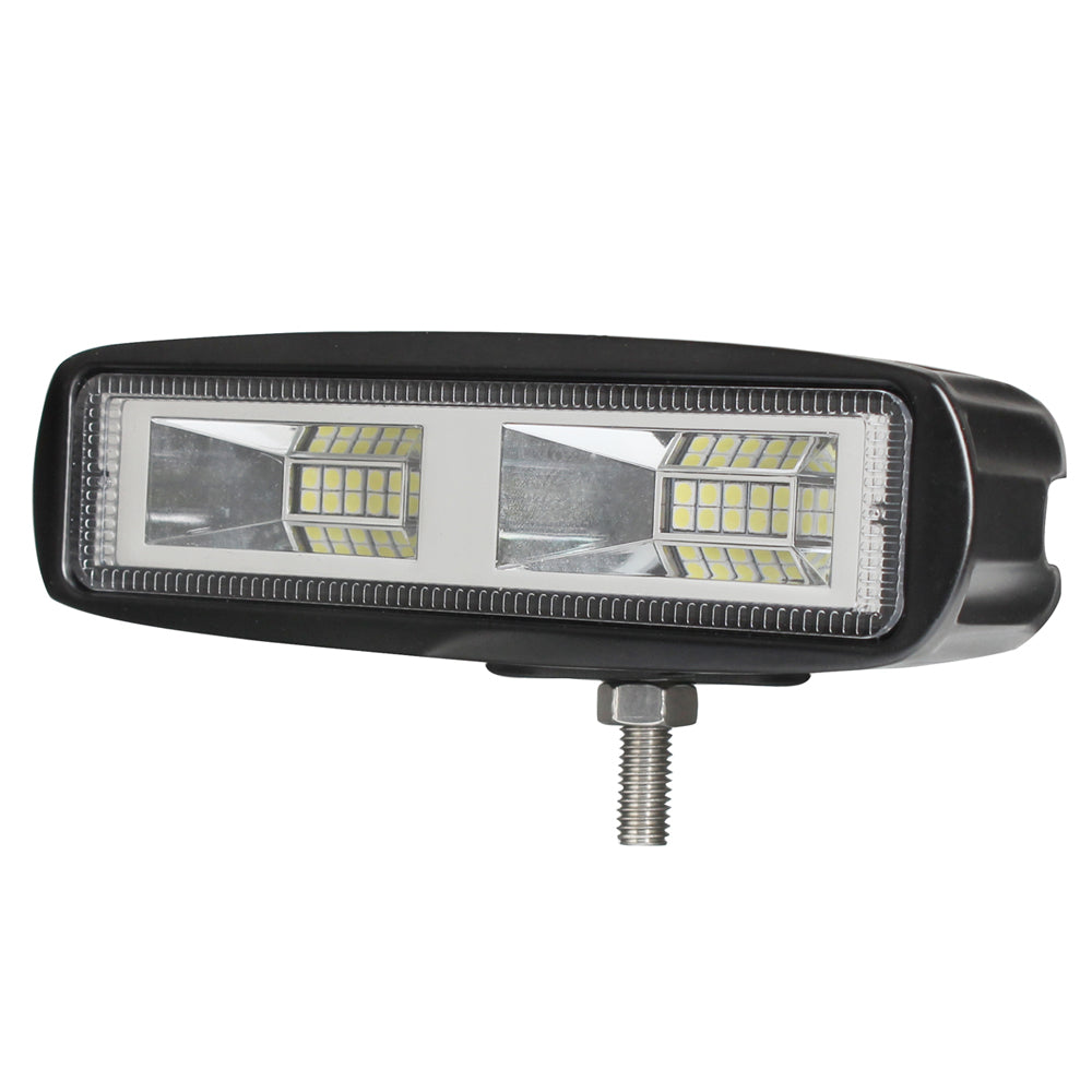 20W 6-Inch LED Offroad Work Light Bar - Ultra Flood Beam, Dual Lamp Set