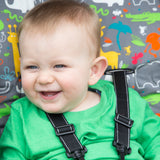 Jungle Boogie Comfi-Cush Stroller Cushion - Top-Down View