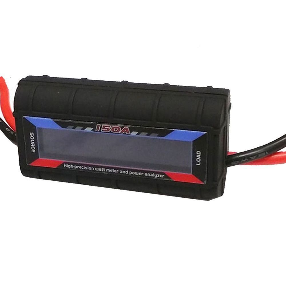 150A Digital Power Analyzer with LCD Display and Anderson Style Plugs for Solar Applications