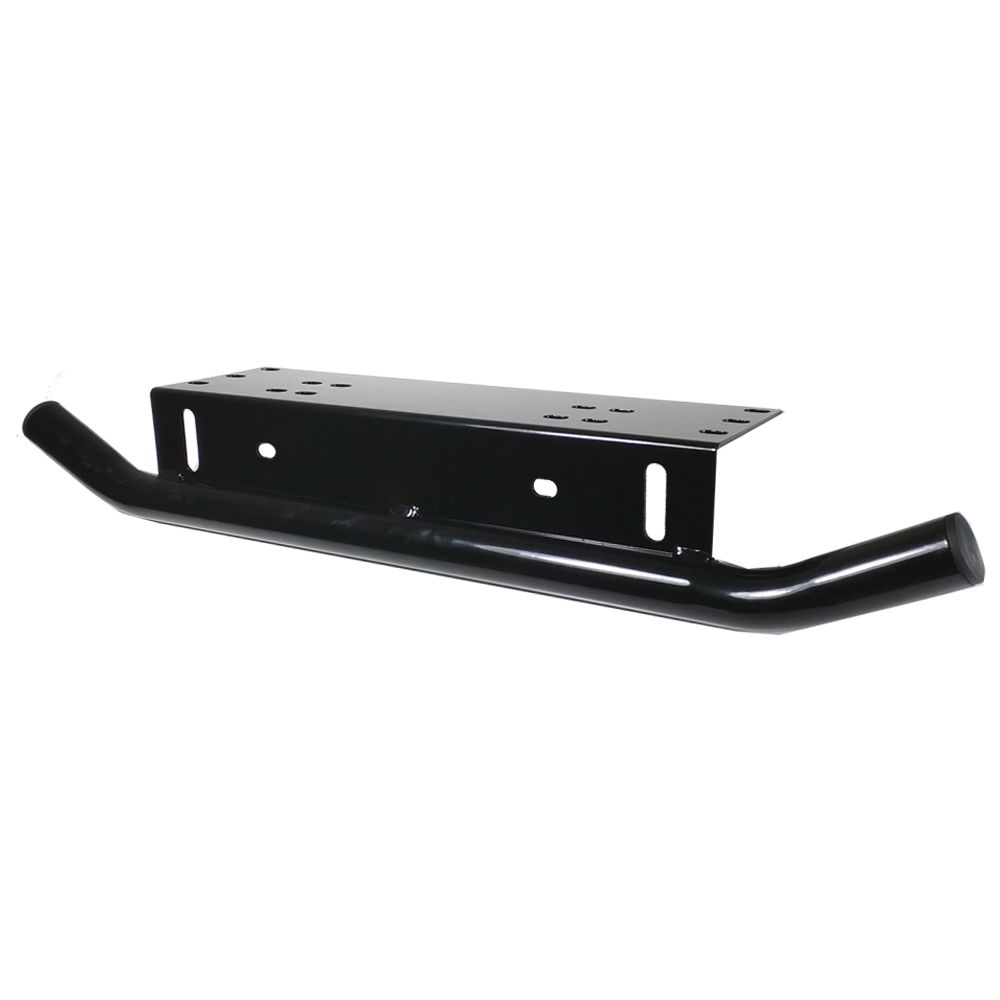 Universal Black Number Plate Frame Mount for Car Driving Light Bars - Easy Install Bracket
