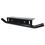 Universal Black Number Plate Frame Mount for Car Driving Light Bars - Easy Install Bracket - Front View