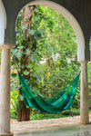 Mayan Legacy King Plus Size Nylon Mexican Hammock in Fresh Garden Colour