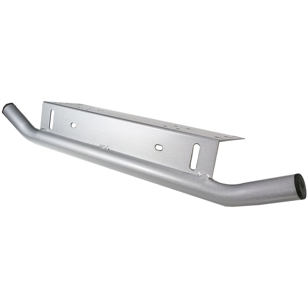 Universal Number Plate Frame Light Bar Mounting Bracket for Cars - Silver Finish AU