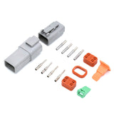 Deutsch DT 4-Way Waterproof Electrical Connector Plug Kit #DT4 for Trailers - 15 Amp Rated