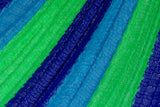 Mayan Legacy Extra Large Oceanica Super Nylon Hammock for Ultimate Outdoor Relaxation - Front View