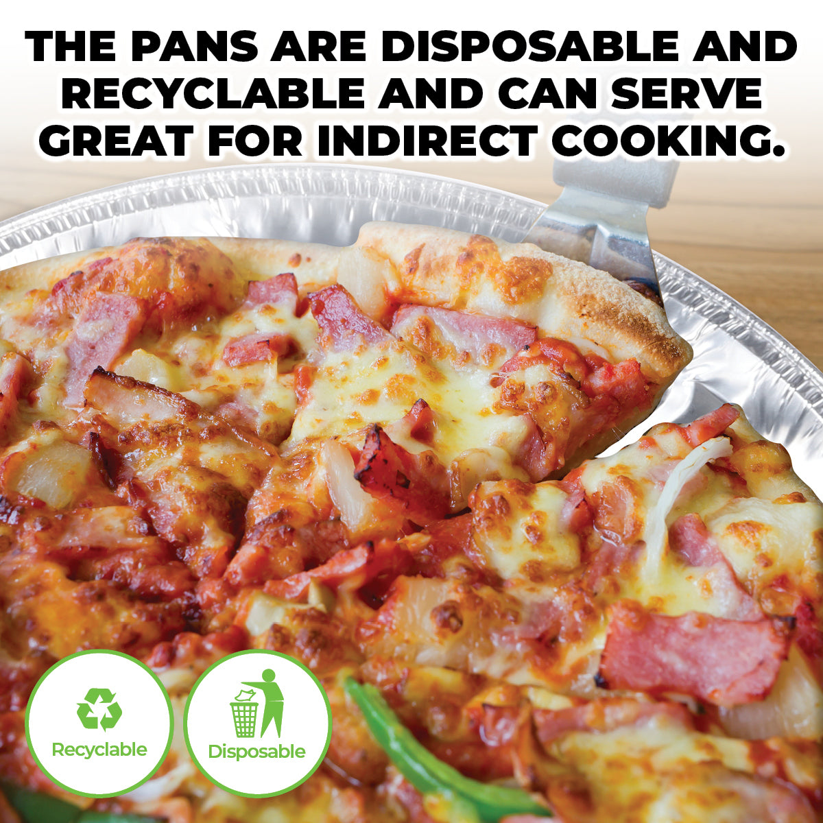 Premium 72-Piece Heavy-Duty Aluminium Round Foil Trays for Baking and Grilling - 37.5cm